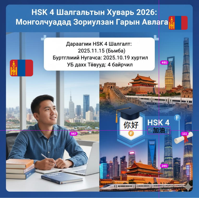 HSK 4 Шалгалт 2025-2026 | Монголчуудад Бүрэн Гарын Авлага